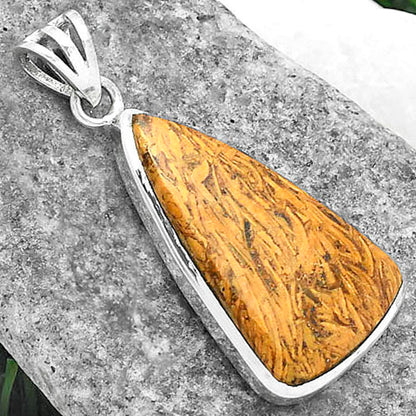 Natural Coquina Fossil Jasper - India Pendant P-1002 SDP102266