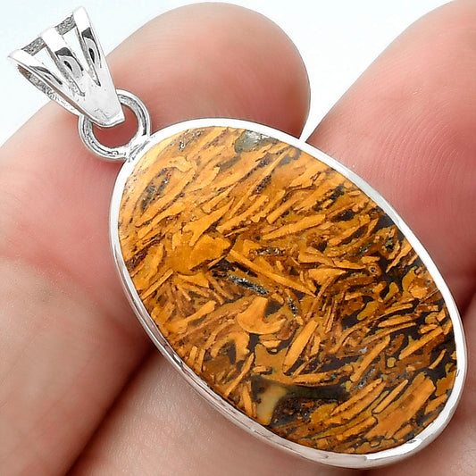 Natural Coquina Fossil Jasper - India Pendant P-1002 SDP102277