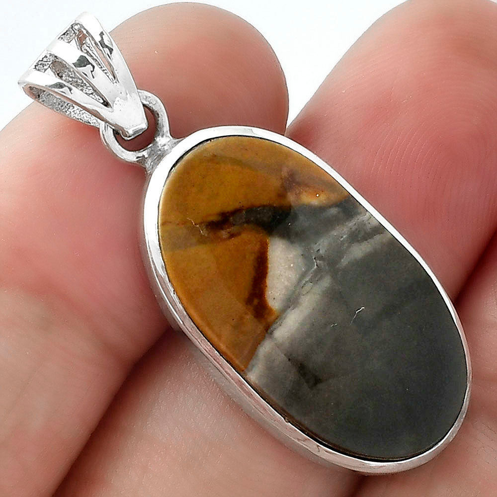 Natural Polygram Jasper Pendant P-1002 SDP102280