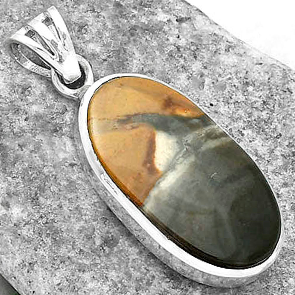 Natural Polygram Jasper Pendant P-1002 SDP102280
