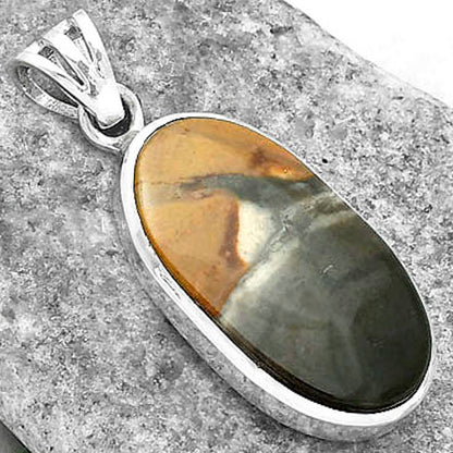 Natural Polygram Jasper Pendant P-1002 SDP102280