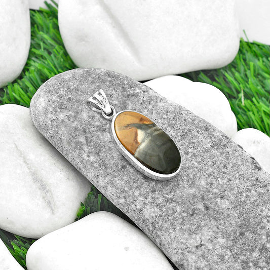 Natural Polygram Jasper Pendant P-1002 SDP102280