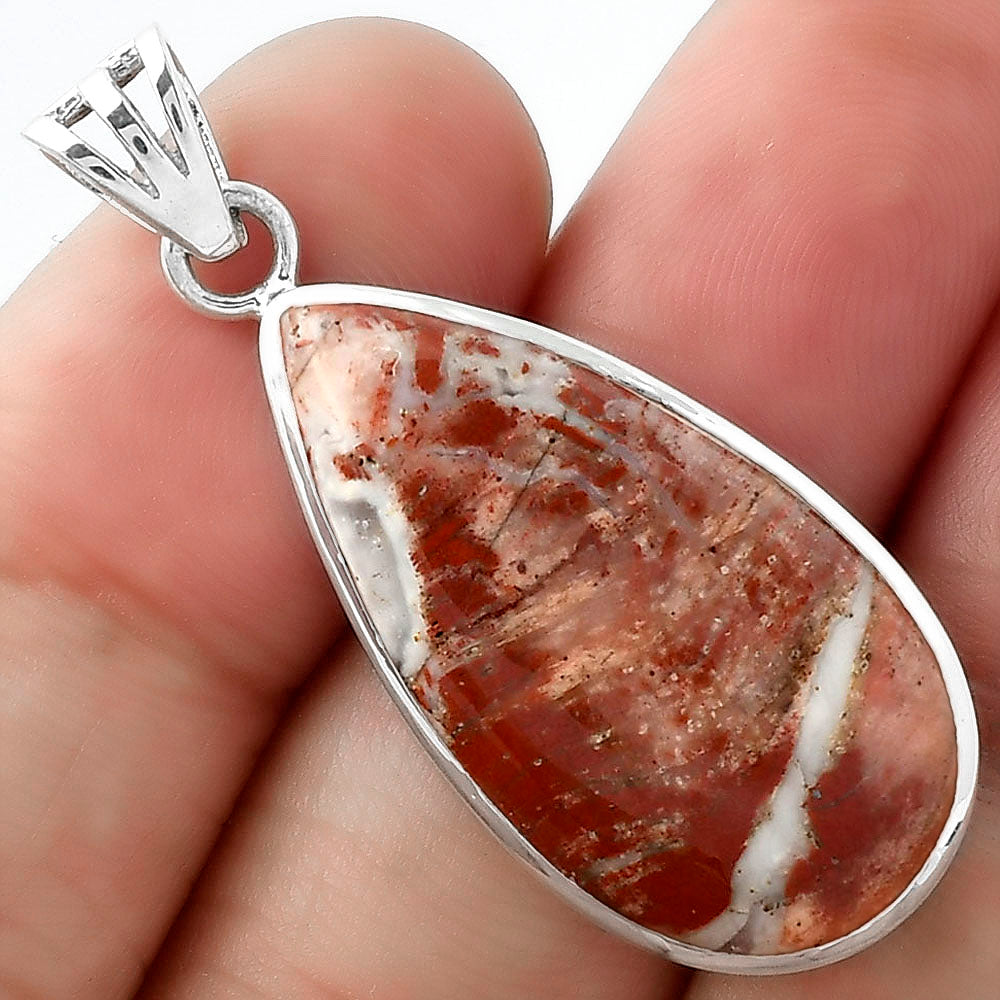 Natural Rosetta Picture Jasper Pendant P-1002 SDP102296