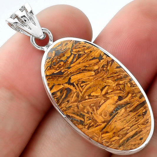 Natural Coquina Fossil Jasper - India Pendant P-1002 SDP102303
