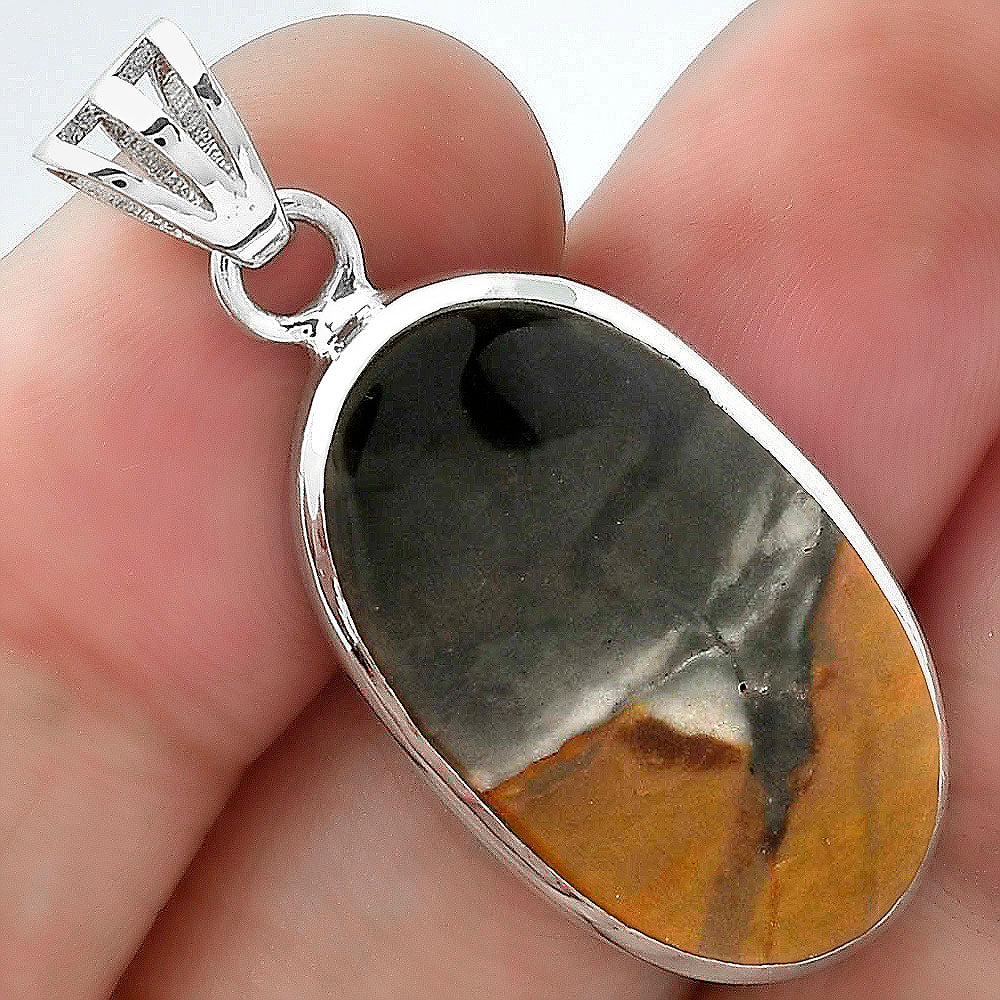 Natural Polygram Jasper Pendant P-1002 SDP102330