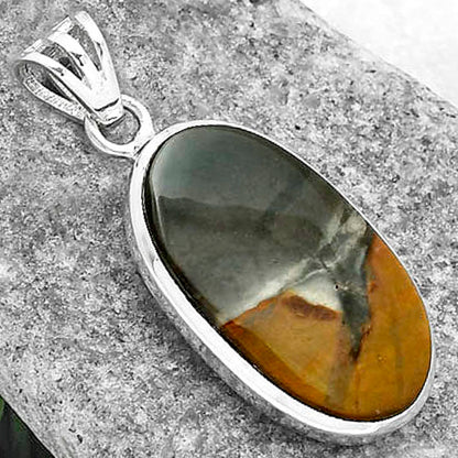 Natural Polygram Jasper Pendant P-1002 SDP102330