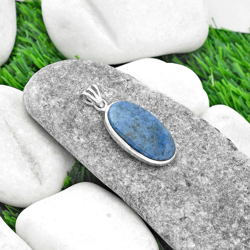 Natural Dumortierite Quartz Pendant P-1002 SDP102342