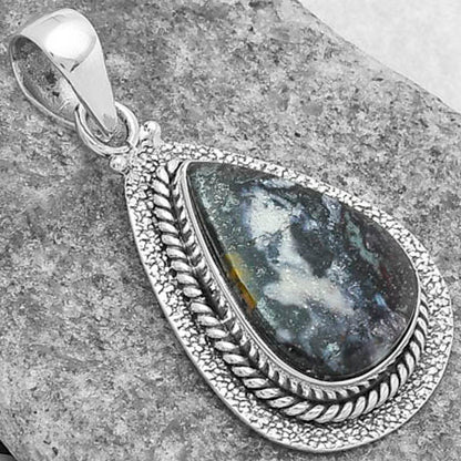 Natural Indian Blanket Jasper Pendant P-1181 SDP102533