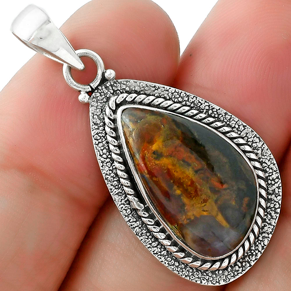 Natural Purple Cow Jasper Pendant P-1181 SDP102536