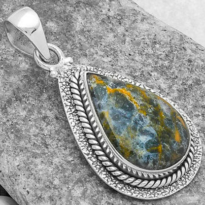 Natural Indian Blanket Jasper Pendant P-1181 SDP102538