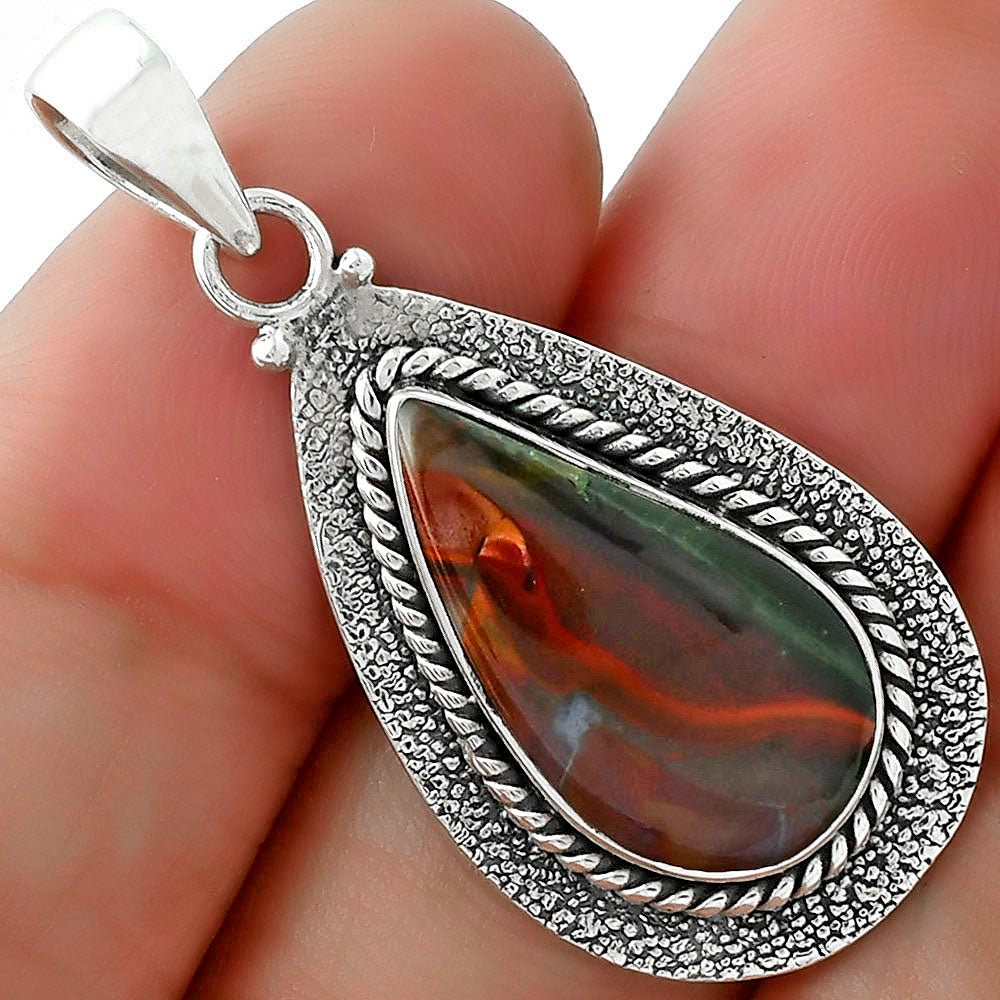 Natural Purple Cow Jasper Pendant P-1181 SDP102541