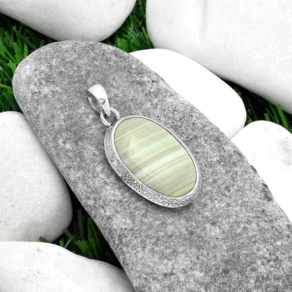 Natural Saturn Chalcedony Pendant P-1538 SDP103130