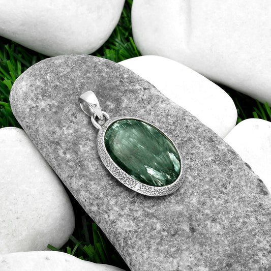 Natural Russian Seraphinite Pendant P-1538 SDP103143