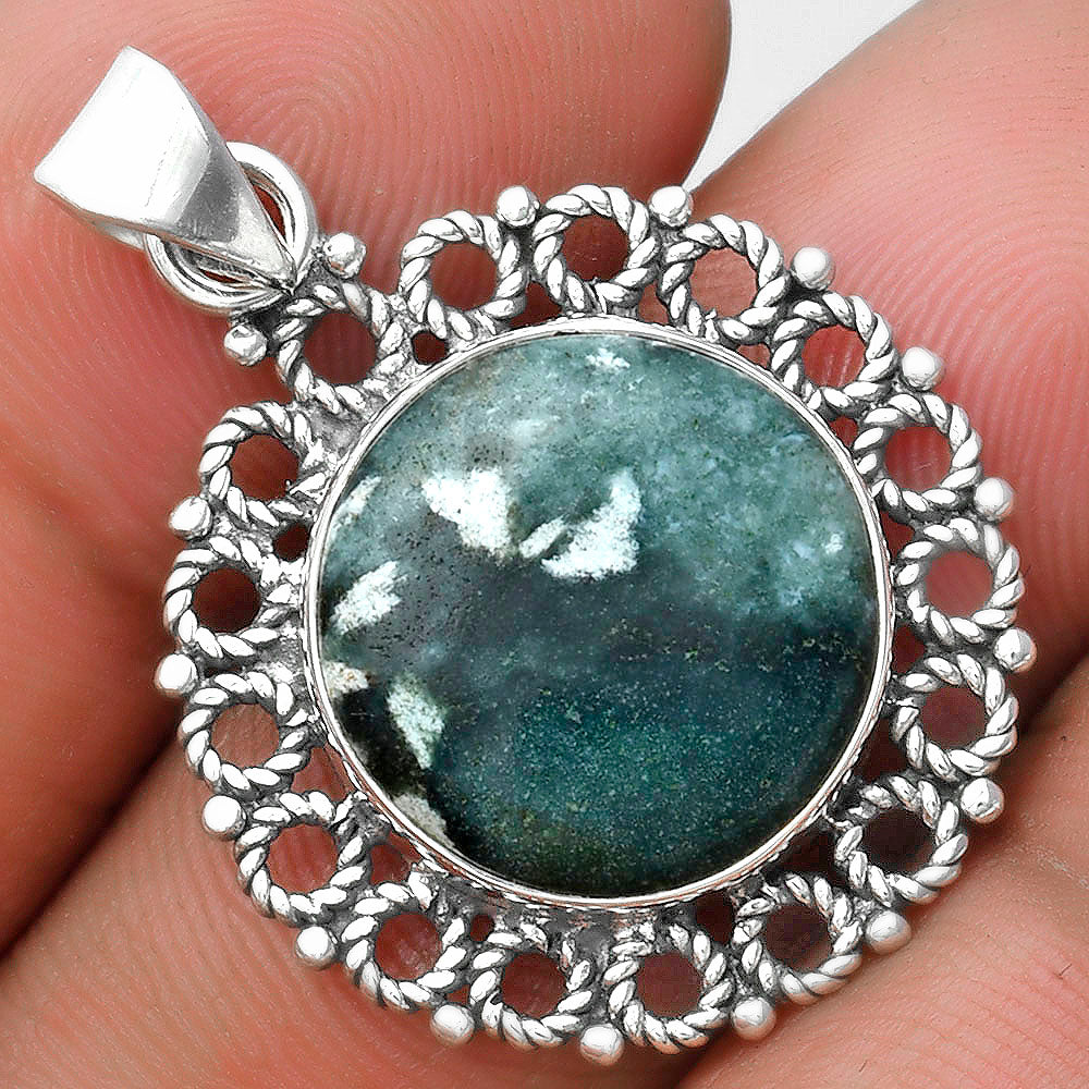 Natural Larsonite Jasper Pendant P-1009 SDP103260