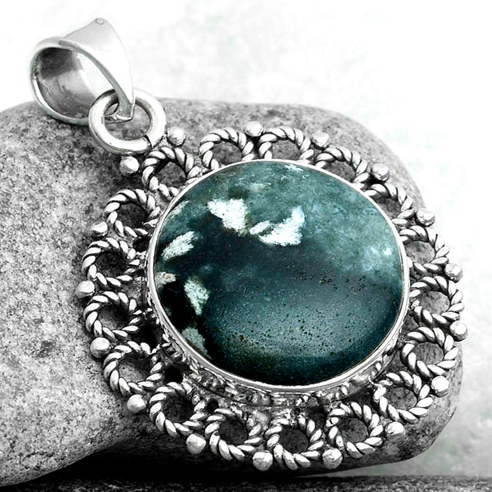 Natural Larsonite Jasper Pendant P-1009 SDP103260