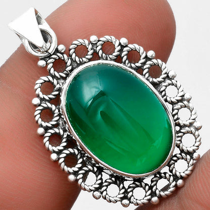 Natural Green Onyx Pendant P-1009 SDP103262