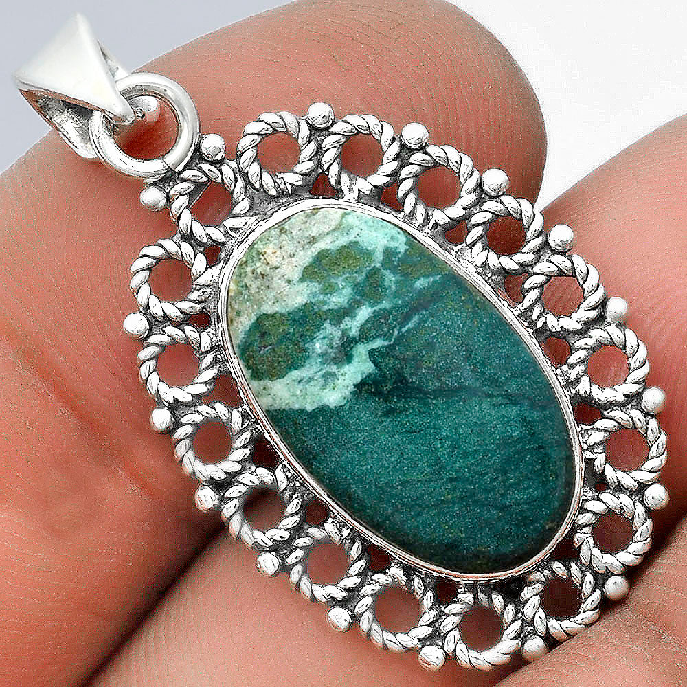 Natural Larsonite Jasper Pendant P-1009 SDP103264