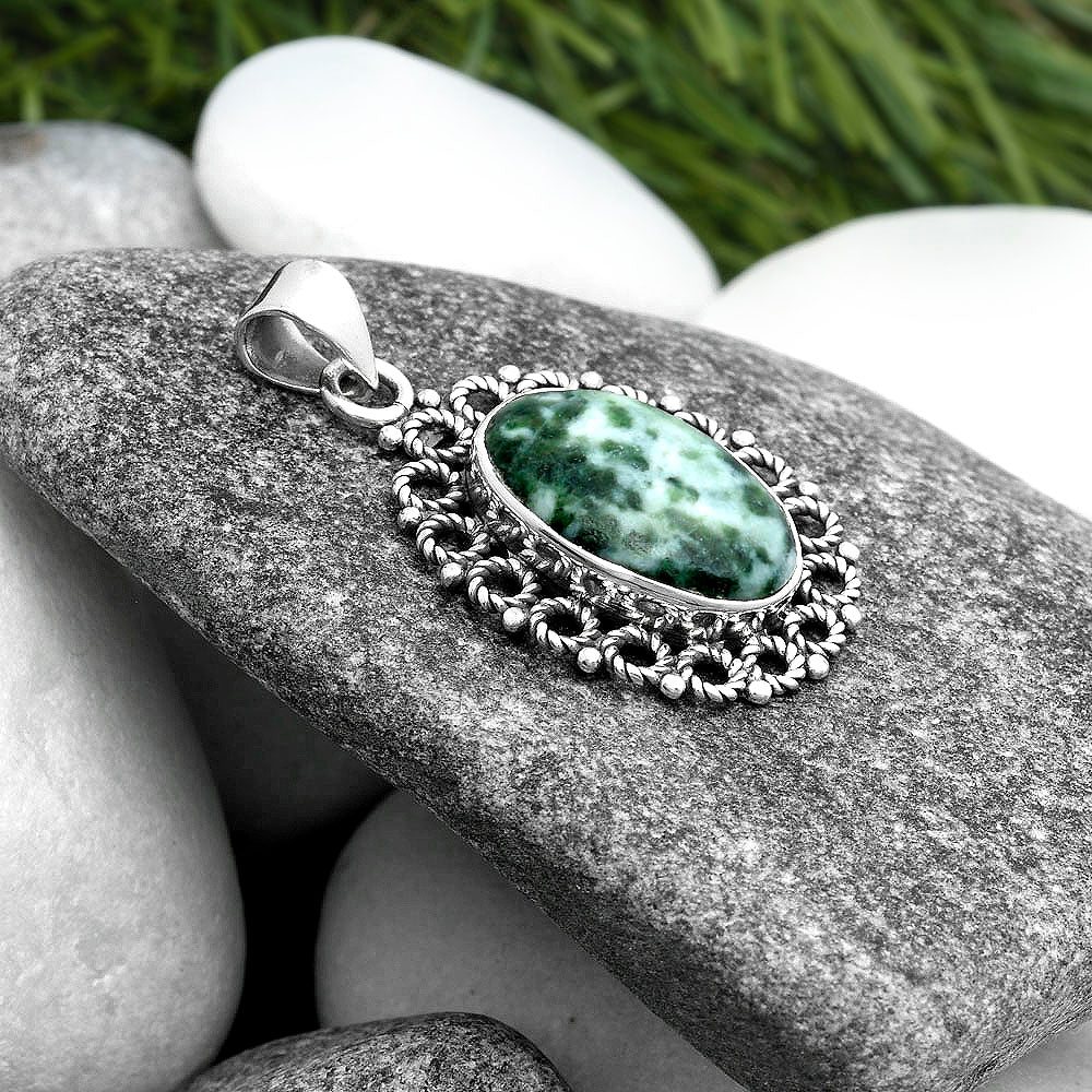 Natural Dioptase Pendant P-1009 SDP103268