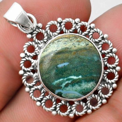 Natural Larsonite Jasper Pendant P-1009 SDP103270