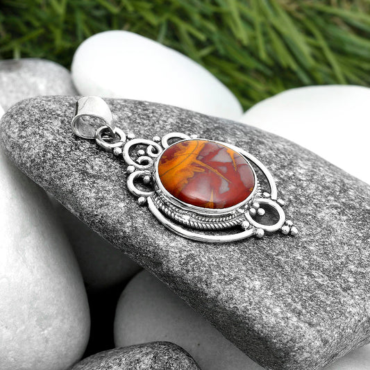 Natural Noreena Jasper Pendant P-1569 SDP103294