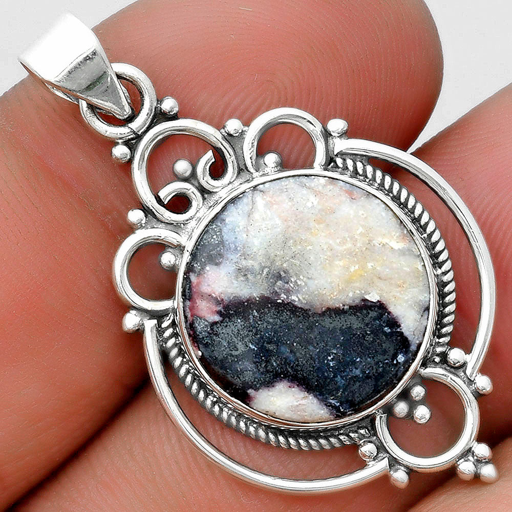 Natural Indian Blanket Jasper Pendant P-1569 SDP103297