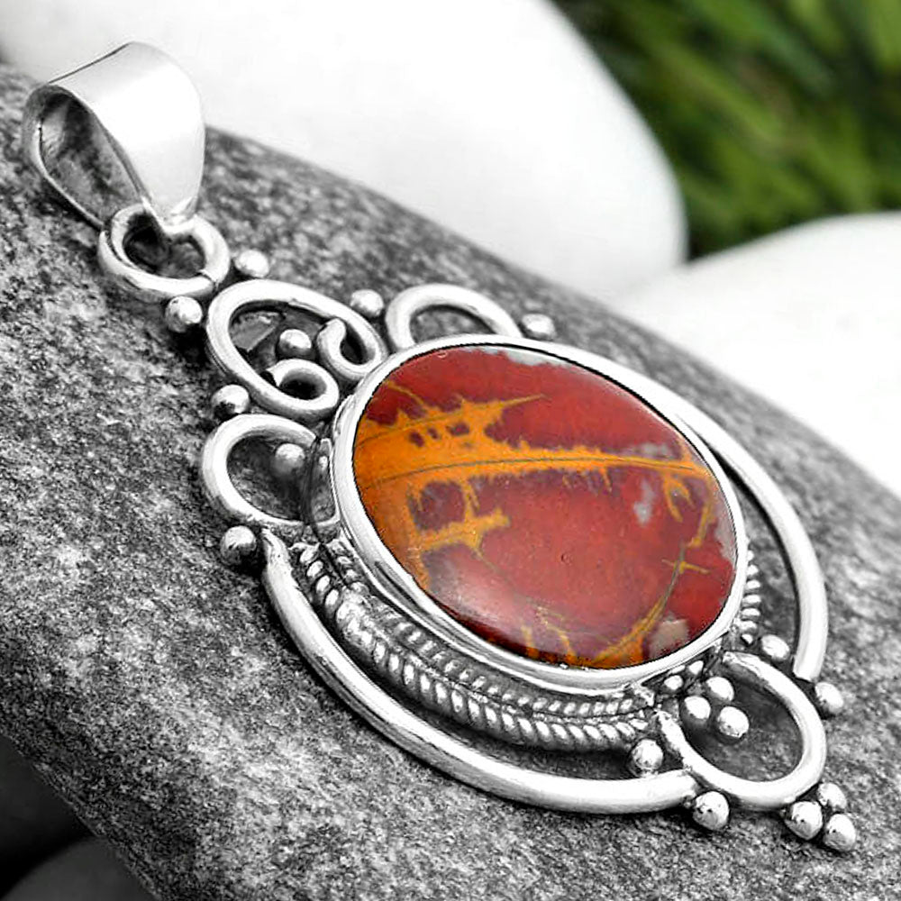 Natural Noreena Jasper Pendant P-1569 SDP103317