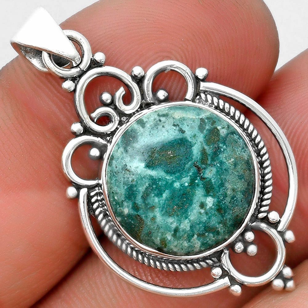 Natural Larsonite Jasper Pendant P-1569 SDP103326