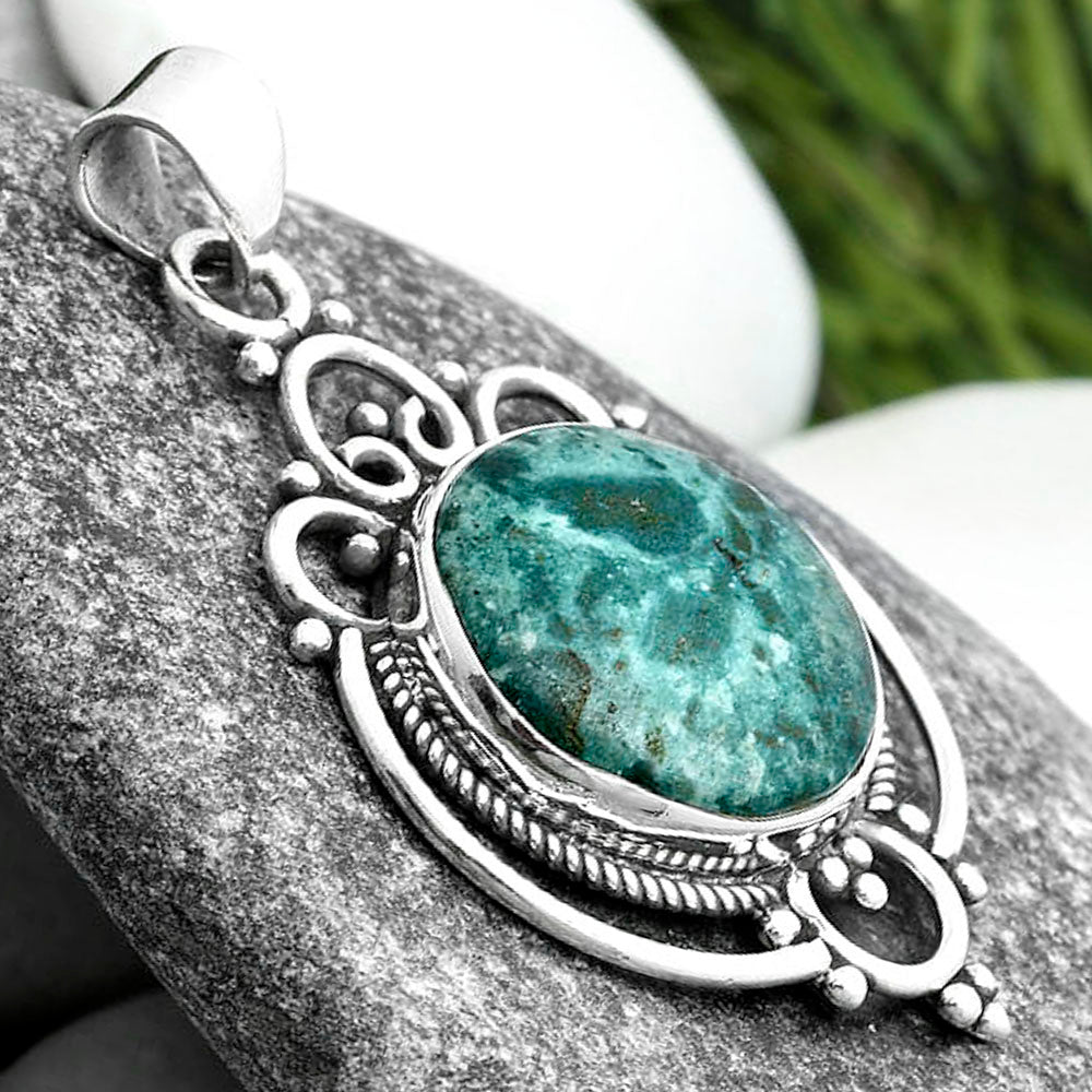 Natural Larsonite Jasper Pendant P-1569 SDP103326