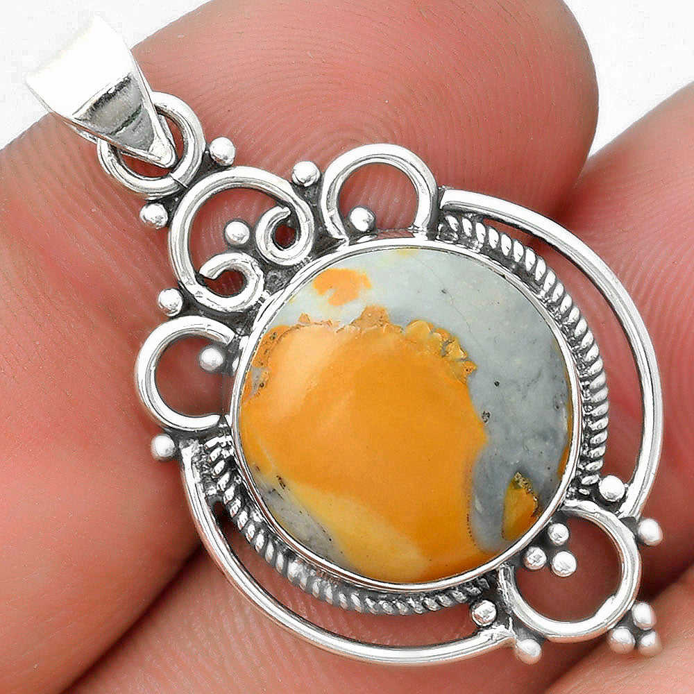 Natural Maligano Jasper - Indonesia Pendant P-1569 SDP103330