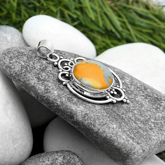 Natural Maligano Jasper - Indonesia Pendant P-1569 SDP103330