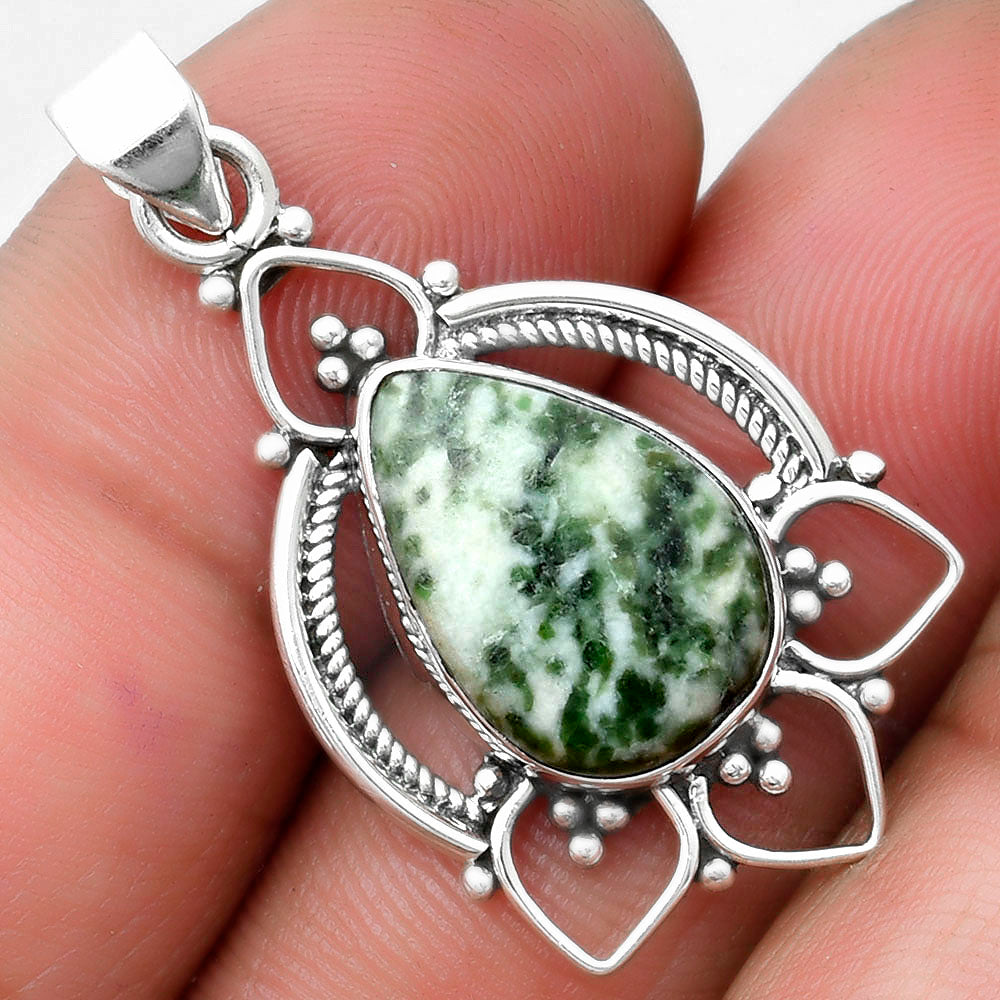 Natural Dioptase Pendant P-1444 SDP103386