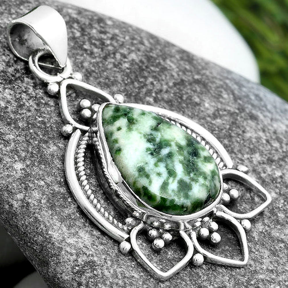 Natural Dioptase Pendant P-1444 SDP103386