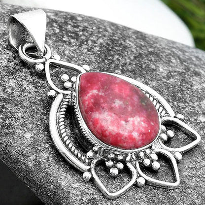 Natural Pink Thulite - Norway Pendant P-1444 SDP103397