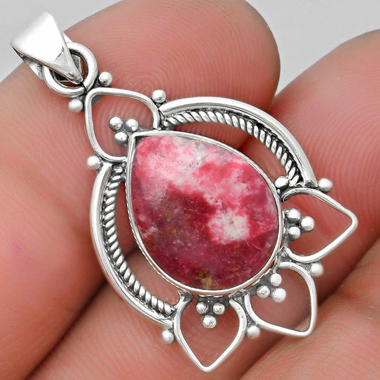 Natural Pink Thulite - Norway Pendant P-1444 SDP103401