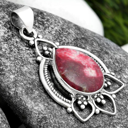 Natural Pink Thulite - Norway Pendant P-1444 SDP103401