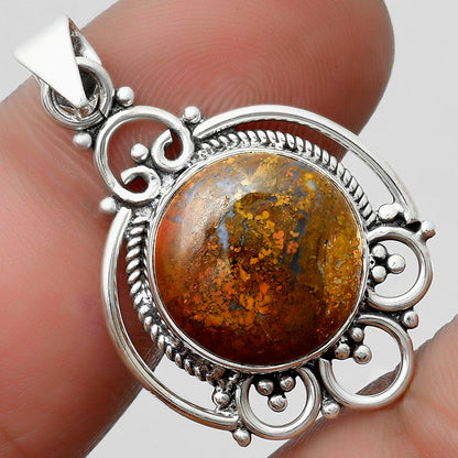 Natural Red Moss Agate Pendant P-1569 SDP103526