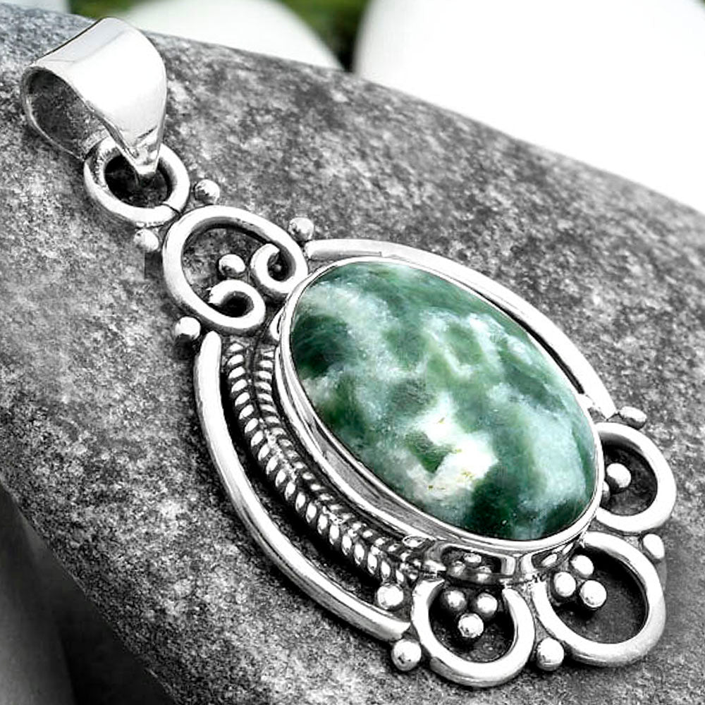 Natural Dioptase Pendant P-1569 SDP103538