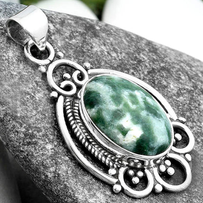 Natural Dioptase Pendant P-1569 SDP103538