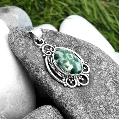 Natural Dioptase Pendant P-1569 SDP103538