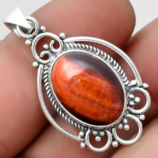 Natural Red Tiger Eye Pendant P-1569 SDP103545