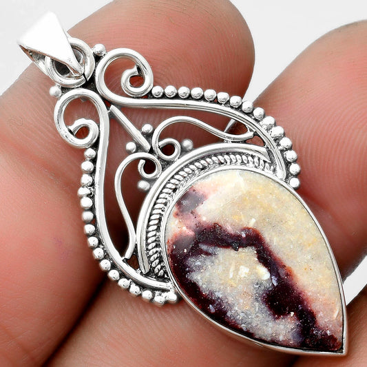 Natural Indian Blanket Jasper Pendant P-1541 SDP103587