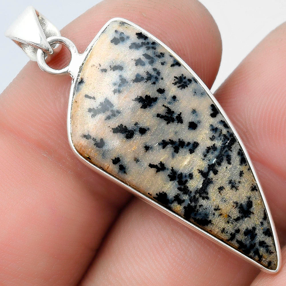 Natural Russian Honey Dendrite Opal Pendant P-1001 SDP103699