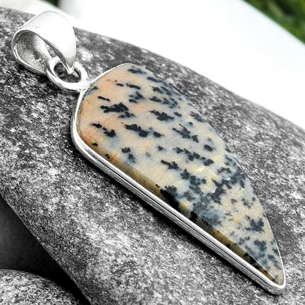 Natural Russian Honey Dendrite Opal Pendant P-1001 SDP103699