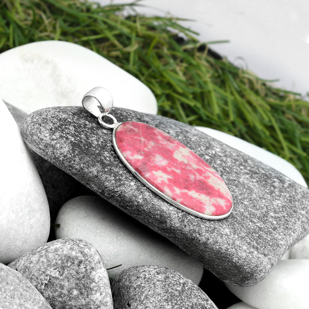 Natural Pink Thulite - Norway Pendant P-1001 SDP104065