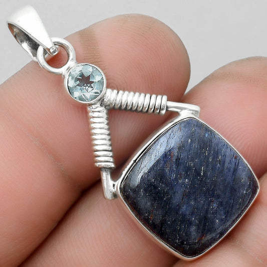 Purple Aventurine & Sky Blue Topaz Pendant P-1600 SDP104337