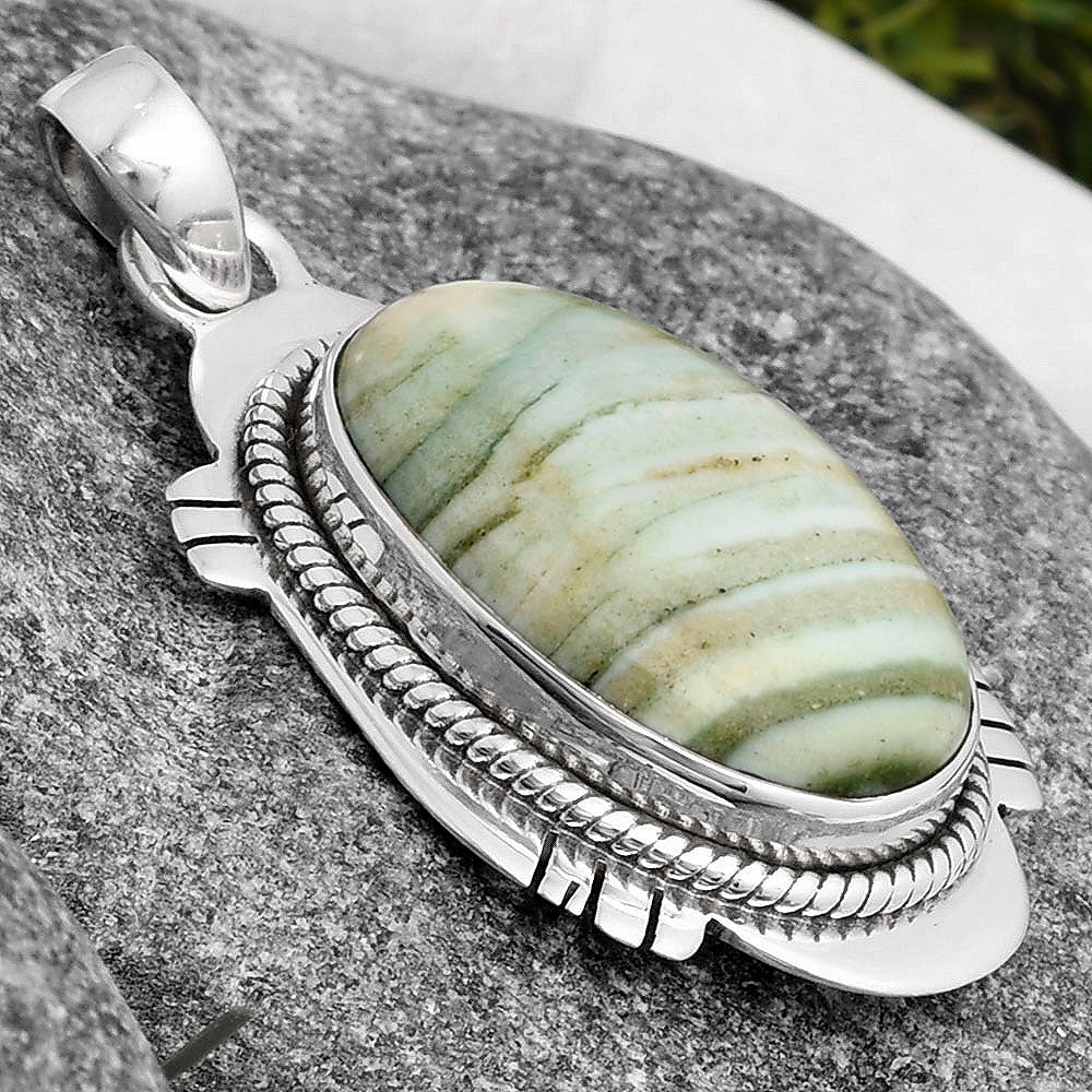 Natural Saturn Chalcedony Pendant P-1463 SDP104534