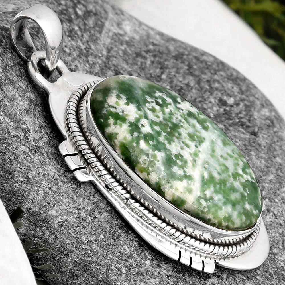 Natural Dioptase Pendant P-1463 SDP104560