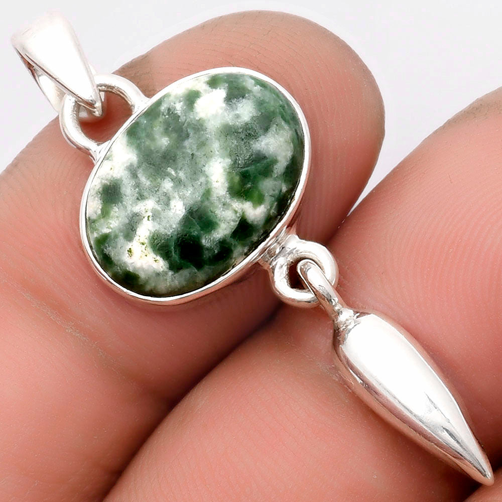 Natural Dioptase Pendant P-1295 SDP104568