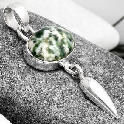 Natural Dioptase Pendant P-1295 SDP104570