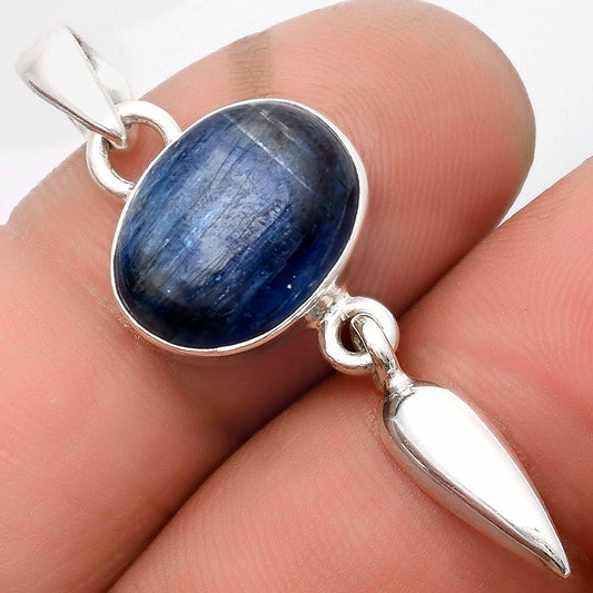 Natural Blue Kyanite - Brazil Pendant P-1295 SDP104591